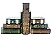 Bellaa 25389 Bookends Antiques Pen Ink Lamp Magical Oldworld Liabrary Office Book Ends for Shelves Stopper Vintage Collection Heavy Duty ＆ Sturdy Non-Skid