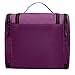 Bagail Toiletry Bag Men & Women For Makeup, Cosmetic, Shaving, Travel Accessories, Personal Items -Hotel, Car, Home, Bathroom, Airplane Hanging Toiletries Kit Makeup Organizer Purple