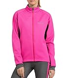 Outto Women's Winter Cycling Jacket Fleece Windproof Thermal Softshell