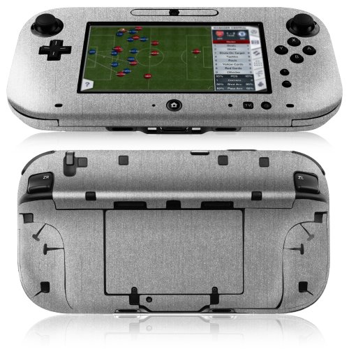 Skinomi Techskin Nintendo Wii U Gamepad Screen Protector Brushed Aluminum Full Body Skin Protector