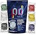 Polydoh Moldable Plastic + Coloring granules - Various Sizes - 12oz. Melts in hot Water. Durable Hand moldable Plastic for DYI, Crafts, Cosplay, Repairs, prototyping | Polymorph, plastimake