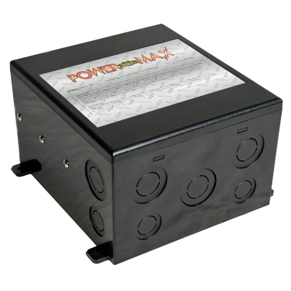 Photo 1 of PowerMax PMTS 50A - Automatic Transfer Switch for RV with 30A or 50 Amp AC Service | Safe, Easy to Use, Durable, Reliable & Superior Performance (One Pack 8 x 8 x 5)
