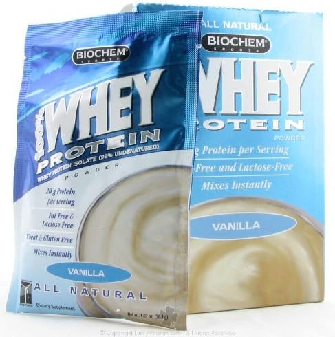 Biochem by Country Life - 100% Whey Protein Powder Packet Vanilla - 1.07 oz. by BioChem by Country Life