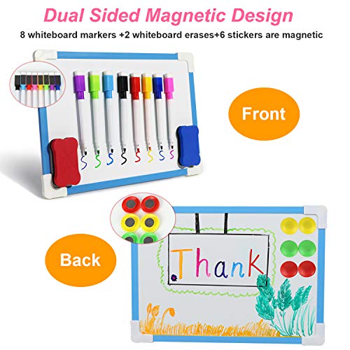Small Magnetic Dry Erase White Board, 8\