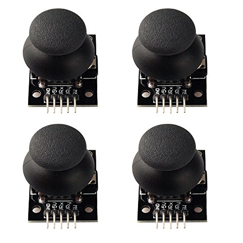 Gowoops 4 PCS of Joystick Shield KY-023 PS2 Biaxial XY Game Controller Module for Arduino