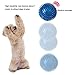 3 Pcs Pet Squeaky Chewing Balls Puppy Chew Toys Soft Stab Balls Cleaning Teeth Toys Play Balls with High Bounce for Large Medium Small Pet Dog Cat