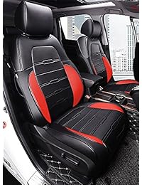 Fundas para asientos de coche KUST zd5082w, color marrón, ajuste personalizado para Honda 2017 CRV, funda de asiento de piel para SUV juego completo con 4 fundas para sillín, 4 fundas traseras, 5 fundas para reposacabezas
