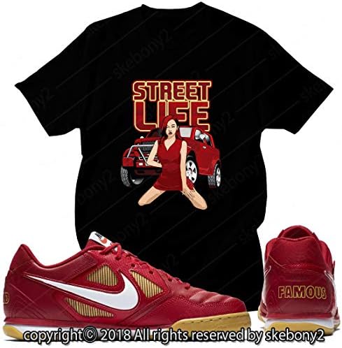 Custom T Shirt Matching Style of SB GATO Supreme RED SG 1-2-14