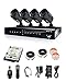 LaView 4 HD 720P Camera Security System, 4 Channel 720P HD-TVI DVR w/500GB HDD and 4 720P HD Black Bullet Surveillance Cameras Kit