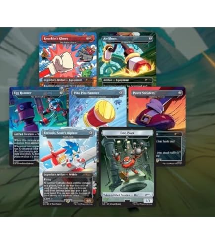 Magic the Gathering Secret Lair x Sonic The Hedgehog: Turbo Gear
