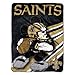 Northwest NFL New Orleans Saints Unisex-Adult Micro Raschel Throw Blanket, 46