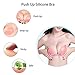 Welltogther Silicone Padded Invisible Push Up Bra Women Strapless Reusable Adhesive Bra