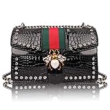 Women Evening Crossbody Bag, Designer Shoulder Bag for Women, Fashion Bee Crossbody Bag Handbags with Chain