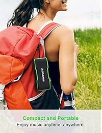 AOMAIS Sport II Mini Altavoces Bluetooth Portátil con Sonido Superior 10W, Micrófono Incorporado, Emparejamiento Estéreo, IPX4 Altavoz Inalámbrico Resistente al Agua para iPhone, iPod, iPad, Tablets, Echo Dot