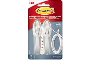 3M 17304 Cord Clip Cable Bundler, Large - Quantity 4