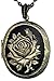 The Holy Black Rose of Santa Muerte Cameo Charm - Believers of The Blessed!