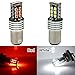CIIHON 1157 LED Brake Lights Bulb Lamp Bay15d Red 2057 7528 12V 15-2835SMD Backup Reverse Tail Parking Stop Bulbs Extremely Bright Replacement(Pack of 2)