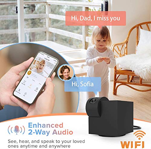 Home Camera, Laxihub P1 Monitor Camera with Two Way Audio and Video ...