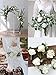 Easin Artificial Rose Bouquet - Silk Ivory Roses, 26 Heads - Wedding Bouquet for Room, Home, Hotel, Party & Event Decoration