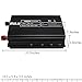 iRULU 1000W Microprocessor Power Inverter DC 12V to 110V AC Car Inverter with 1 AC Outlets 2A USB Car Adapter -Black