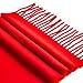 KÖLN Cashmere Wool Scarf for Woman and Men - Premium Quality 100% Pashmina Cashmere, Unisex Design - Red
