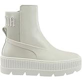 PUMA Womens Chelsea Combat Casual Boots Ankle - White