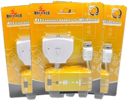 Amazon Com Mayflash W004 Ps2 Controller Adapter For Wii Wii U Remote Computers Accessories