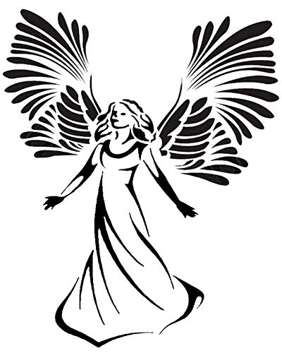 Guardian Angel Stencil Mylar Angels Wall Painting Stencils