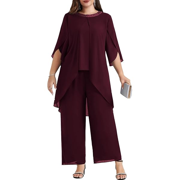 Amazon.com: Two Piece Outfits for Women Mature Ladies Wedding Guest Dress  Embroidery Floral Lace Long Sleeve Dressy Tops w Pants Beige : Clothing,  Shoes & Jewelry