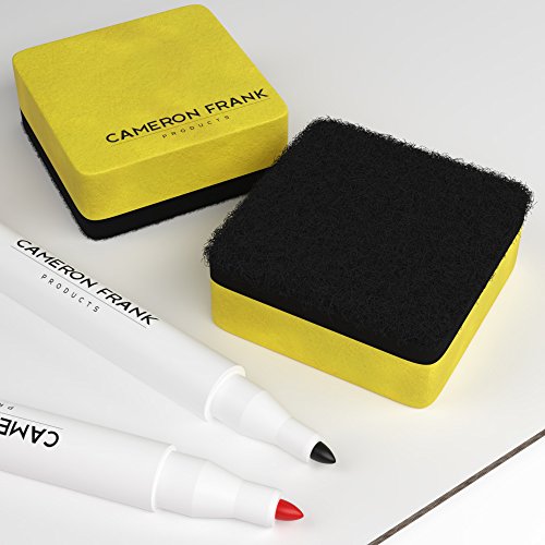 12 Pack Dry Erase Whiteboards Set, Small White Boards Great for Students and Classrooms, 9x12 Inch Mini Lap Board with Red Black Markers and Erasers