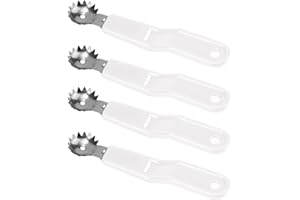 4pcs Stainless Steel Fruit Corer Tool, Tomato Strawberry Huller Vegetable Stem Remover Kitchen Gadget for Easy Fruit Balling 