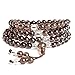 AmorWing 108 Mala 6mm Bead Smoky Quartz Healing Bracelet/Necklace