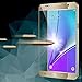 Galaxy Note 5 Screen Protector, Voberry Full Coverage Tempered Glass Film Protector for Samsung Galaxy Note 5 (Gold)