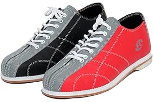 SDEQA Mens Professional Bowling Shoes Lawn Bowling Trainers Casual Fashion for Beginners Bowling Indoor Outdoor Right