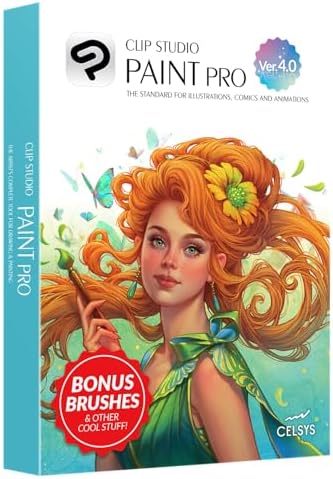 Amazon.com: CLIP STUDIO PAINT PRO - New | 12 Months License | 1