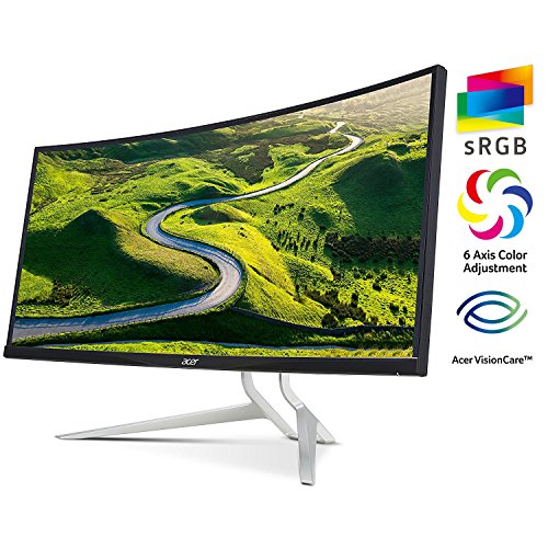 Acer Gaming Monitor 37.5" Ultra Wide Curved XR382CQK bmijqphuzx 3840 x 1600 1ms Response Time AMD FREESYNC Technology (Display, HDMI & MHL Ports) - Image 3