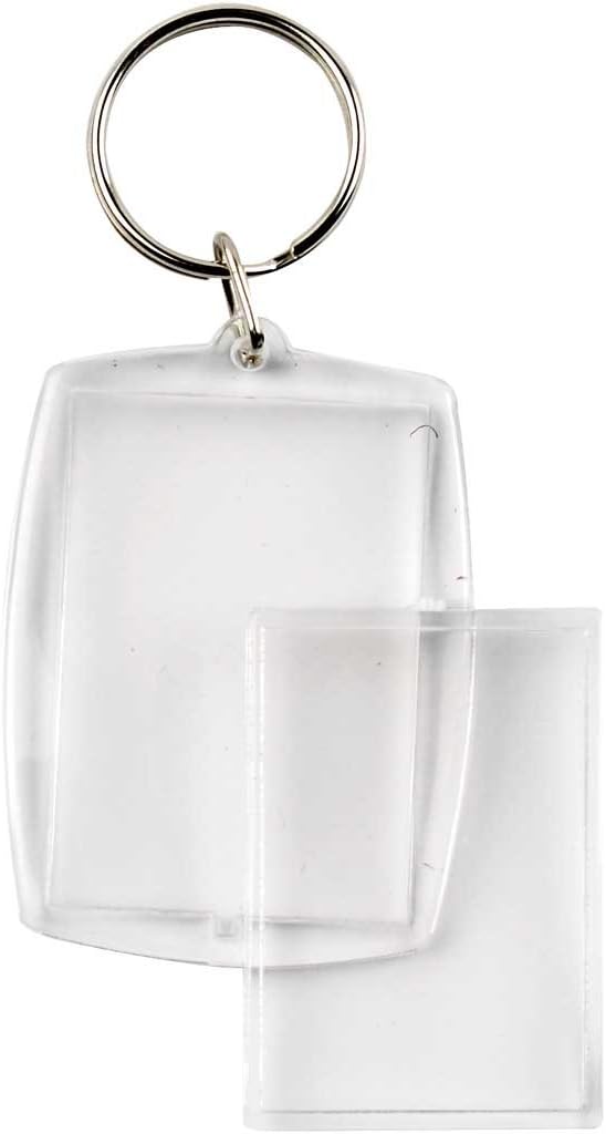 Key rings, size 40x50 mm, Rectangular, 25pcs - Image 3