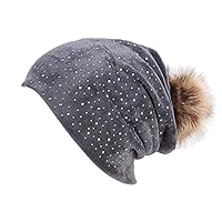Geetobby Women Hats Fleece Headwear Ladies Winter Head Coverings Warm Ear Caps