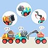 ANIKI TOYS Early Education 12 Month+ Monster Trucks Set Friction Power Vehicle, Pull Back Car, Free Wheel Push and Go…