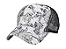 Qunson Womens's Mesh Sequins Trucker Baseball Cap Hat Black