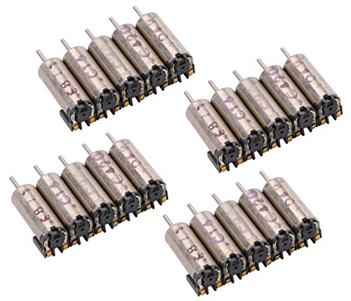DC 3V Mini Electric Motor, 20 PCS 20000 RPM Electric Toy Cars Engine Machinery Motor Kit for DIY Toys Models Crafts by Yeeco
