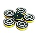 New Splat Fidget Spinner FREE Pencil Adapter Three Ply Five Way Durable Design Smooth Surface High End ABEC-9 Bearings 1-3 Min Spins for Kids & Adults Relieves Anxiety & Boredom BLURR3D (Black/Yellow)