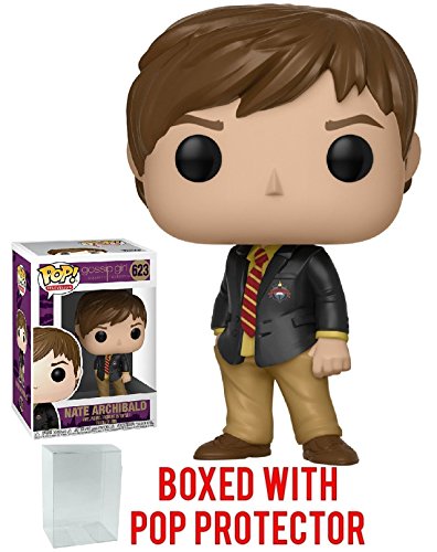 Funko Pop! TV: Gossip Girl - Nate Archibald Vinyl Figure (Bundled with Pop Box Protector Case)