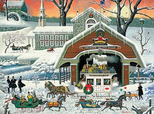 Buffalo Games - 1000 Piece Jigsaw Puzzle - Charles Wysocki TWAS' the Twilight B…