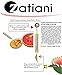 Watermelon Knife Slicer Corer Server Tongs and Melon Baller by ZATIANI #1 High Quality 304 Stainless Steel , SMOOTH SILICONE HANDLE Dishwasher Safe and KID-FRIENDLY