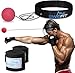 Boxing Reflex Ball with Hand Wraps - Fight Ball Boxing Equipment, Pro Reflex Boxing Trainer for Shadow Boxing, Speed Training, Punching Speed Ball Boxing Set with Adjustable Head Band & String