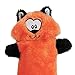 ZippyPaws Zingy Fox - Dog Toys no Stuffing, Squeaky Plush Dog Toy for Small & Medium Dogs, Interactive Puppy & Dog Chew Toys Without Stuffing for Boredom