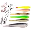 Mizugiwa-Drop-Shot-Kit-Include-Soft-Shad-Minnow-Bait-Hooks-Weight-For-Bass-Perch-Walley-Fishing