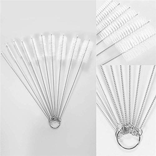 Drinking Straw Cleaner Brushes, Nylon Pipe Tube Cleaner 8.2inch 10 Pcs
