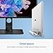 Vertical Laptop Stand - Bestand 2 in 1 Adjustable MacBook and iPad Charger Stand: [2018 Update Version] Stand, Holder for Apple MacBook Air, MacBook Pro, All Notebooks, iPad Air, iPhone X, 8, Silver